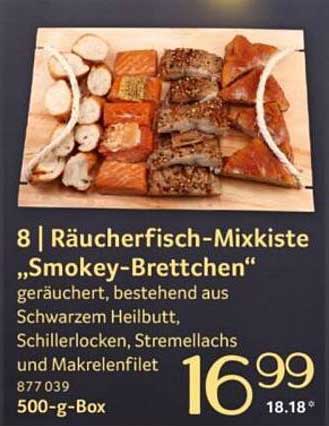 8 | Räucherfisch-Mixkiste „Smokey-Brettchen“