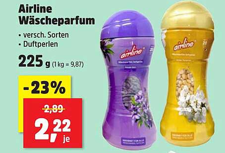 Airline Wäscheparfum - verschiedene Sorten