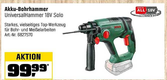 Akku-Bohrhammer UniversalHammer 18V Solo