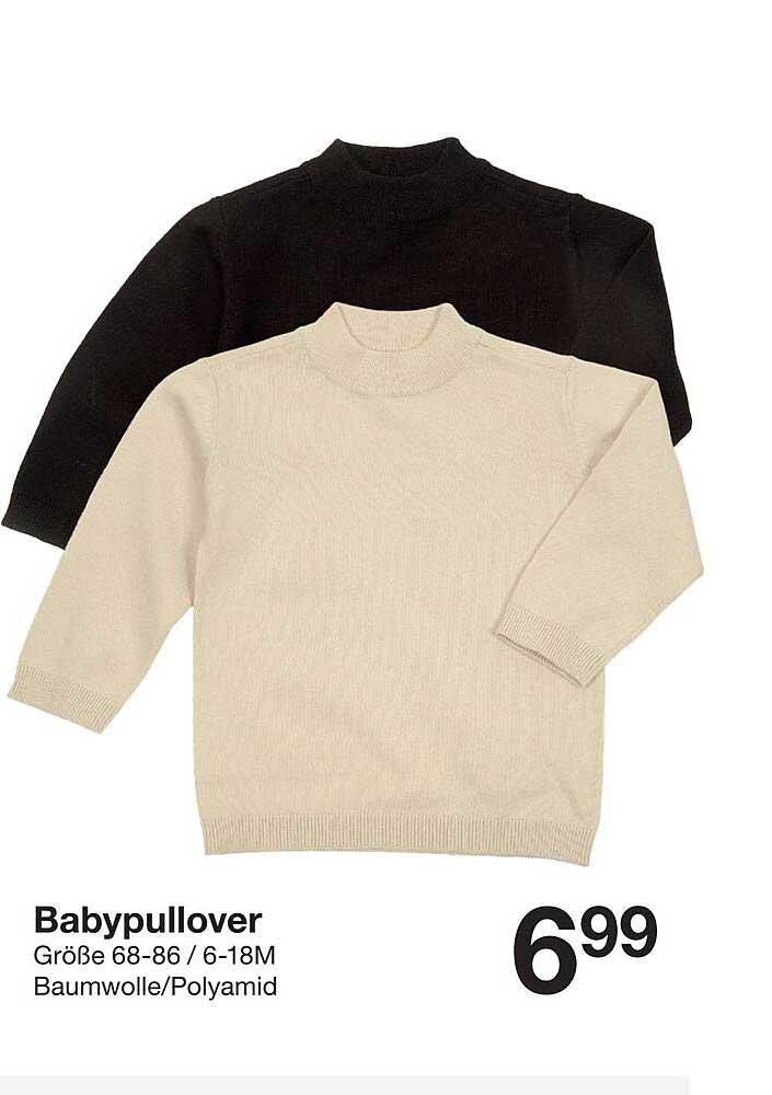 Babypullover Größe 68-86 / 6-18M