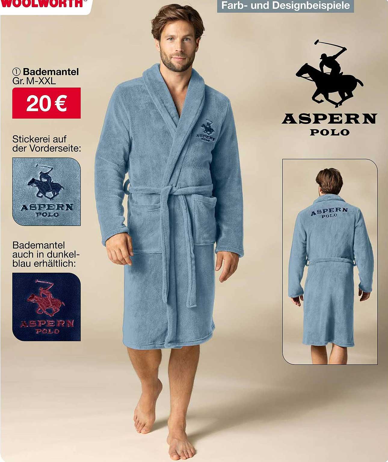 Bademantel Gr. M-XXL für nur 20 €
