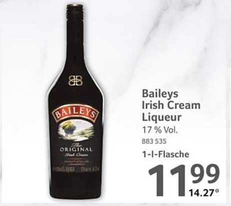 Baileys Irish Cream Liqueur 1-Liter-Flasche