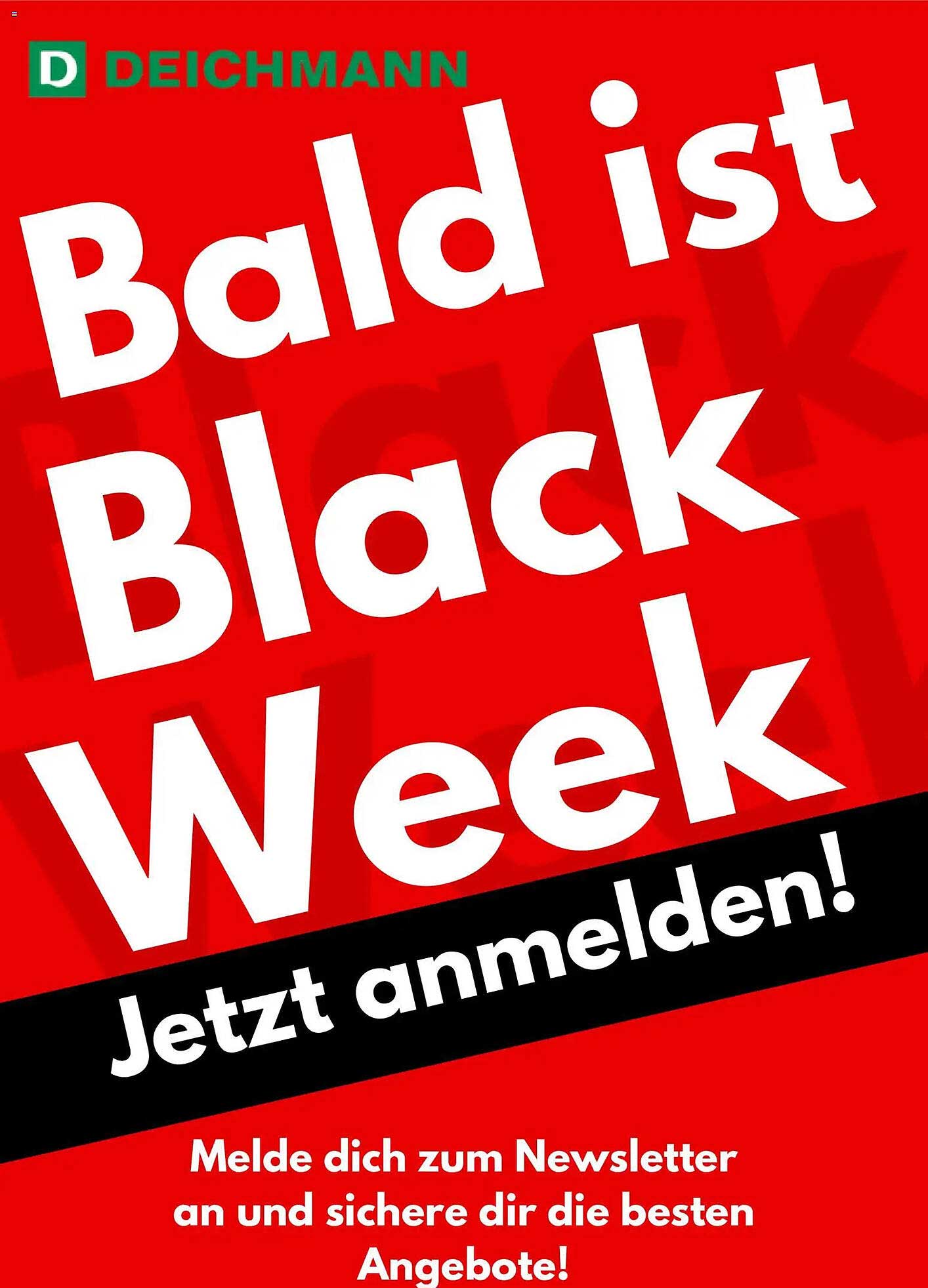 Bald ist Black Week – Jetzt anmelden!