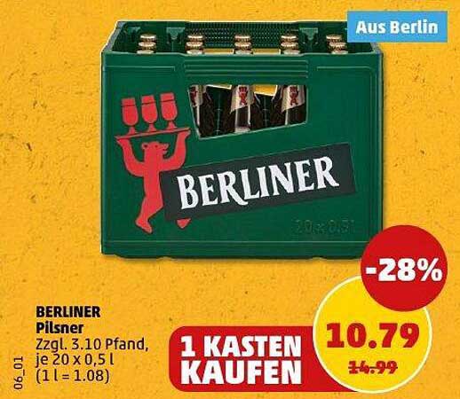 BERLINER Pilsner – 1 Kasten kaufen zum Sonderpreis