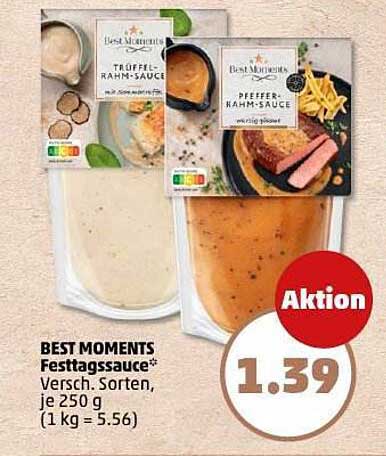 BEST MOMENTS Festtagsauce - Verschiedene Sorten, je 250 g
