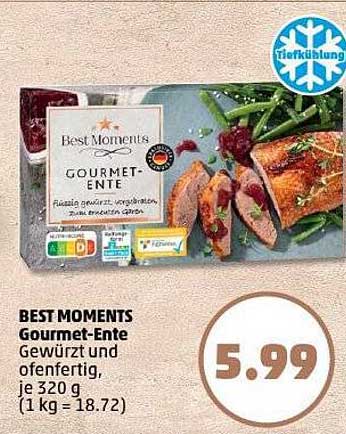 BEST MOMENTS Gourmet-Ente, gewürzt und ofenfertig, 320 g