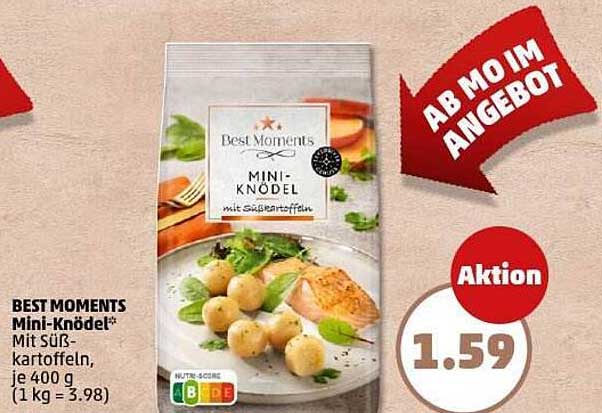 BEST MOMENTS Mini-Knödel mit Süßkartoffeln, 400 g