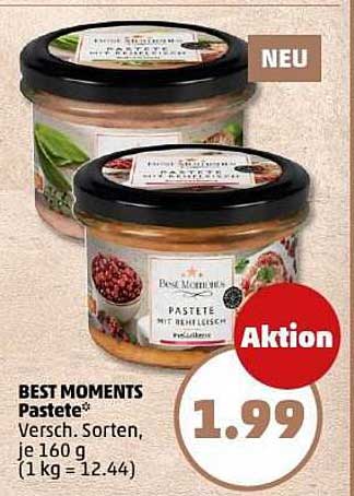 BEST MOMENTS Pastete® - Verschiedene Sorten, je 160 g