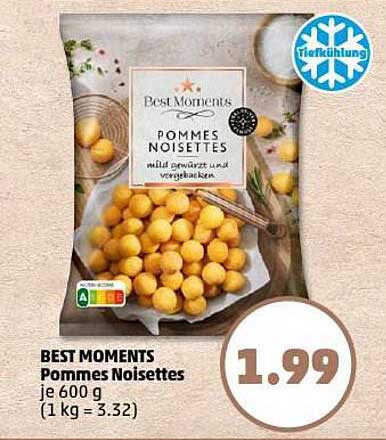 BEST MOMENTS Pommes Noisettes 600 g