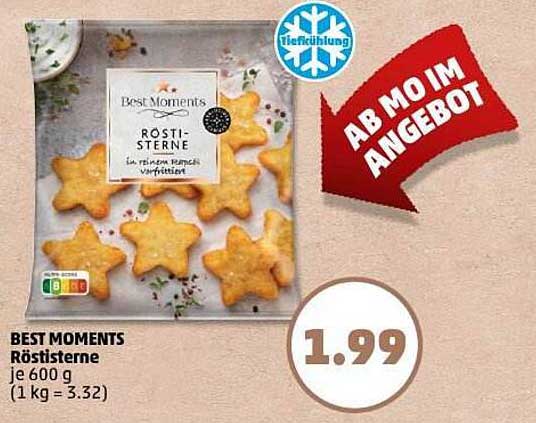 BEST MOMENTS Rösti-Sterne 600 g