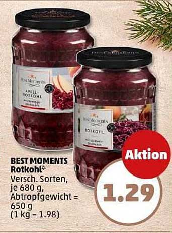 BEST MOMENTS Rotkohl 680 g