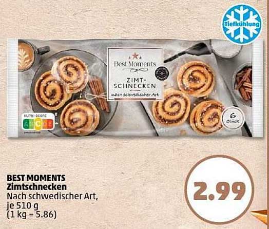 BEST MOMENTS Zimtschnecken nach schwedischer Art, je 510 g