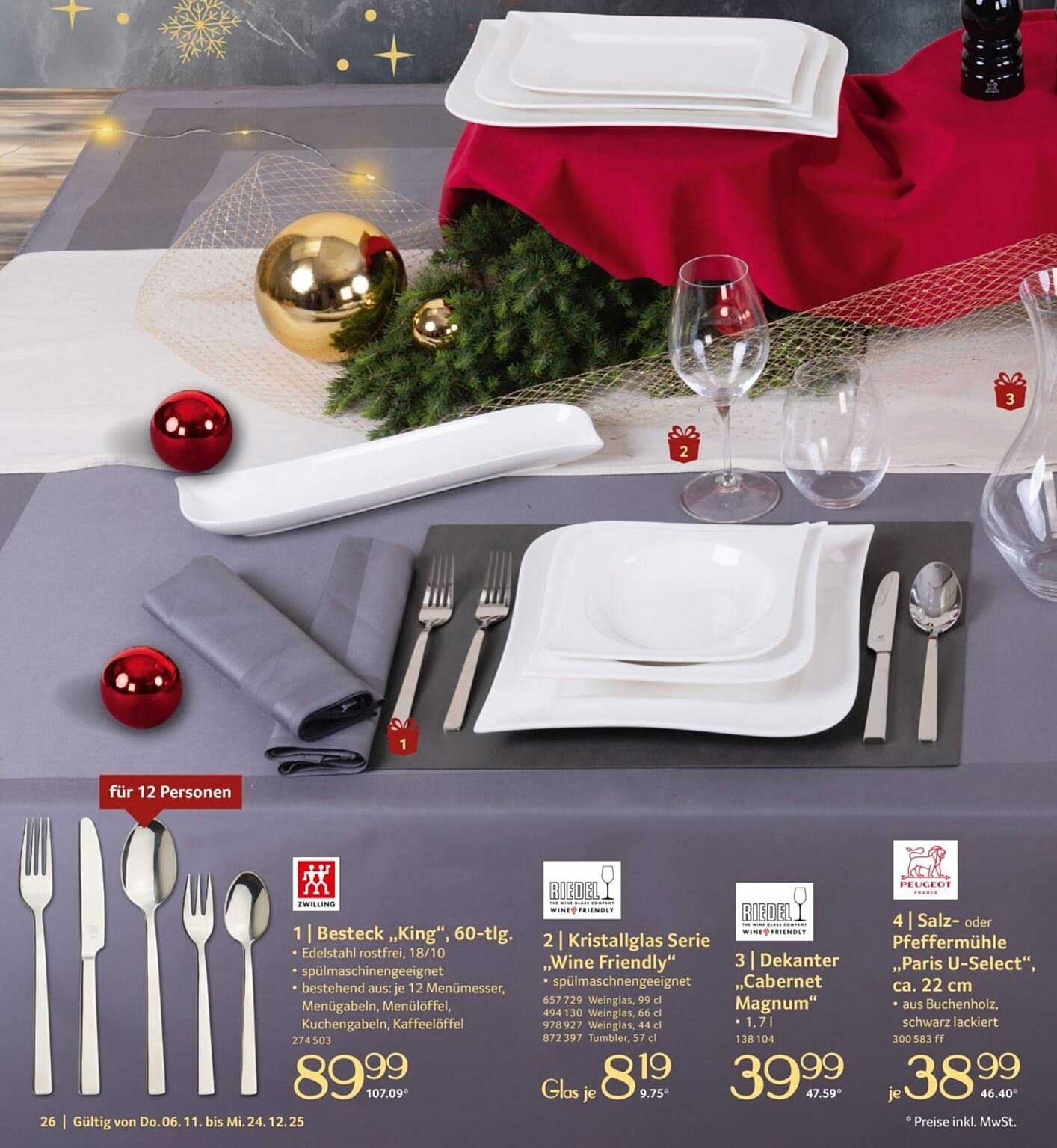 Besteck "King", 60-tlg.