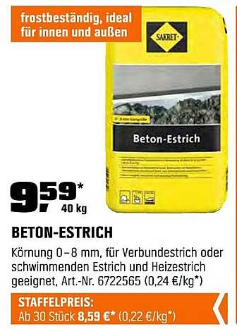 BETON-ESTRICH 40 kg