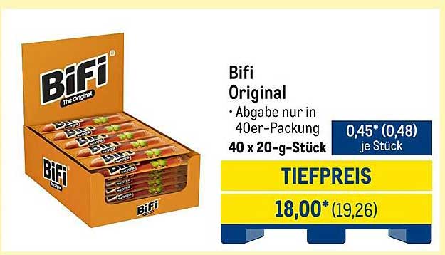 Bifi Original 40er-Packung