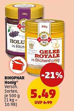 BIHOPHAR Honig* Versch. Sorten, je 500 g