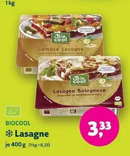 BIOCOOL Lasagne