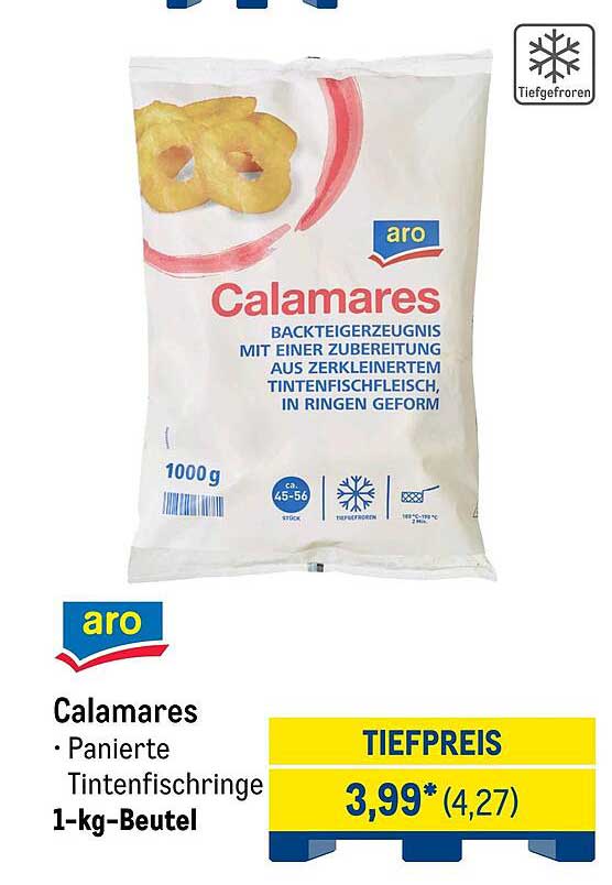 Calamares - Panierte Tintenfischringe