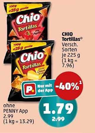 CHIO Tortillas – Verschiedene Sorten 225 g