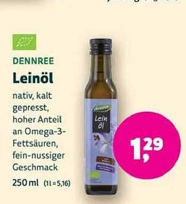 DENNREE Leinöl 250 ml