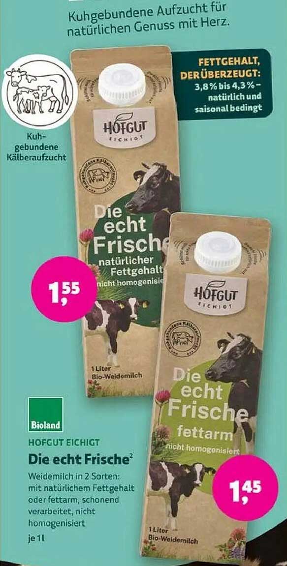 Die echt Frische – Bio-Weldenmilch von Hofgut Eichigt