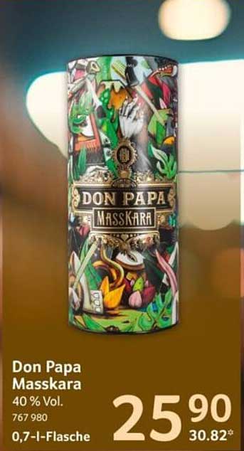 Don Papa Masskara 0,7 l-Flasche - 40 % Vol.