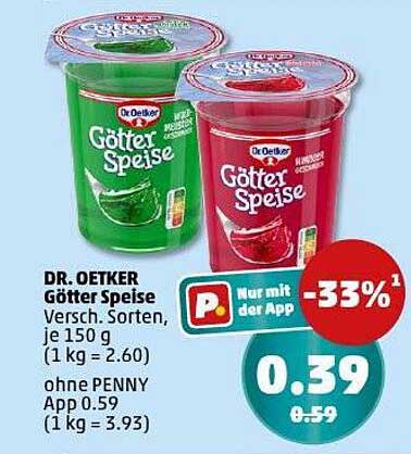 DR. OETKER Götter Speise 150 g - Verschiedene Sorten