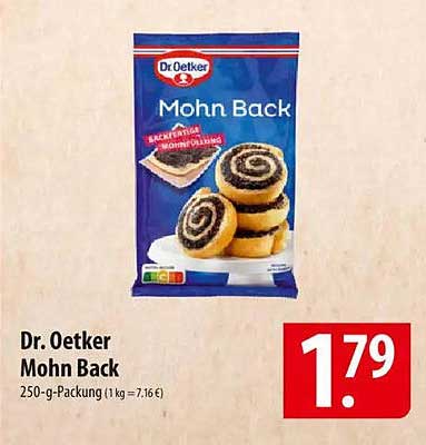 Dr. Oetker Mohn Back 250-g-Packung