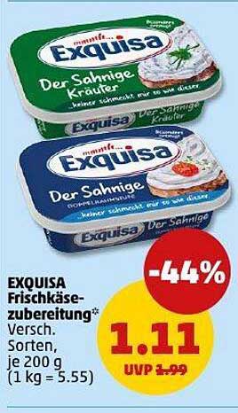 EXQUISA Frischkäsezubereitung - Der Sahniige