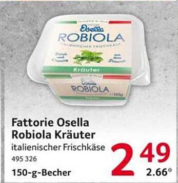 Fattorie Osella Robiola Kräuter 150-g-Becher