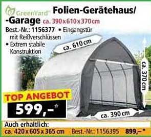 Folien-Gerätehaus / Garage