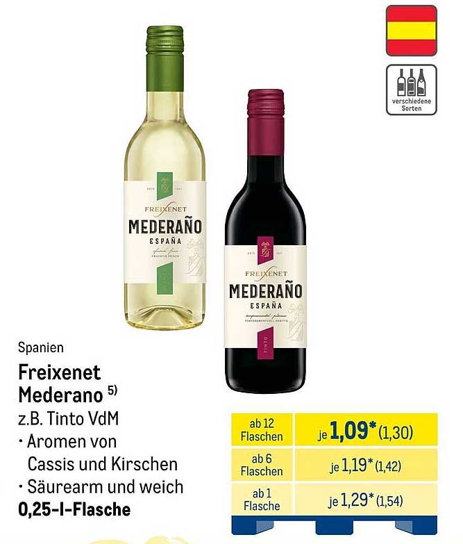 Freixenet Mederaño - Tinto und Blanco