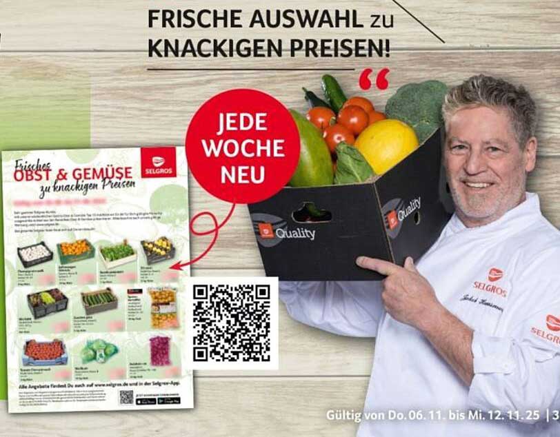 Frisches Obst & Gemüse zu knackigen Preisen!