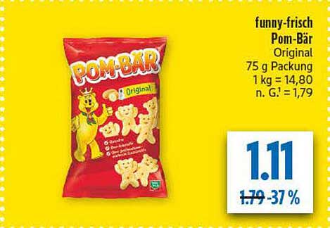 funny-frisch Pom-Bär Original 75 g