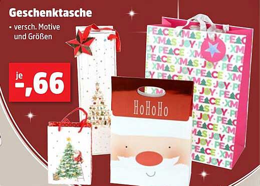 Geschenktasche - verschiedene Motive und Größen