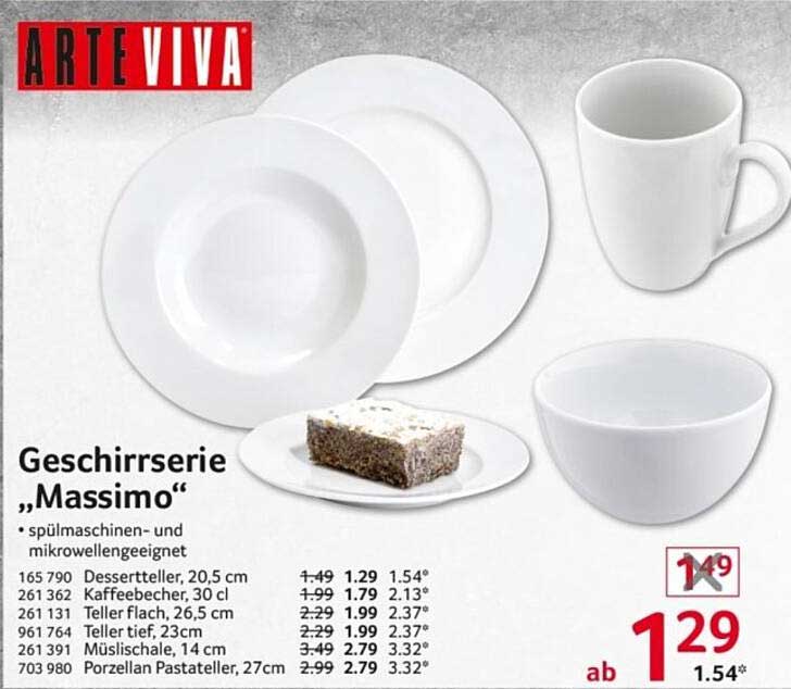 Geschirrserie „Massimo“ von ARTE VIVA