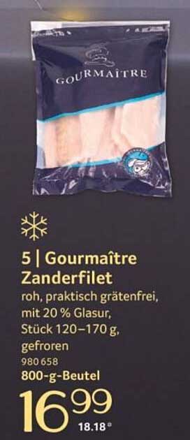 Gourmaître Zanderfilet - 800 g für Gourmetliebhaber