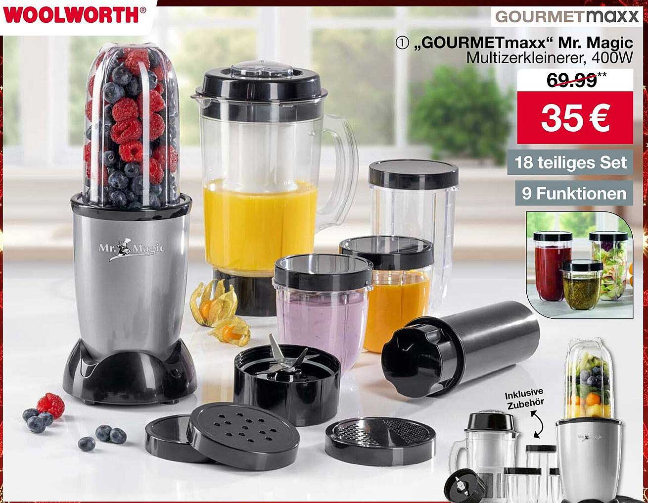 „GOURMETmaxx“ Mr. Magic Multizerkleinerer, 400W