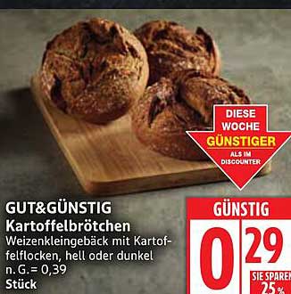 Gut&Günstig Kartoffelbrötchen