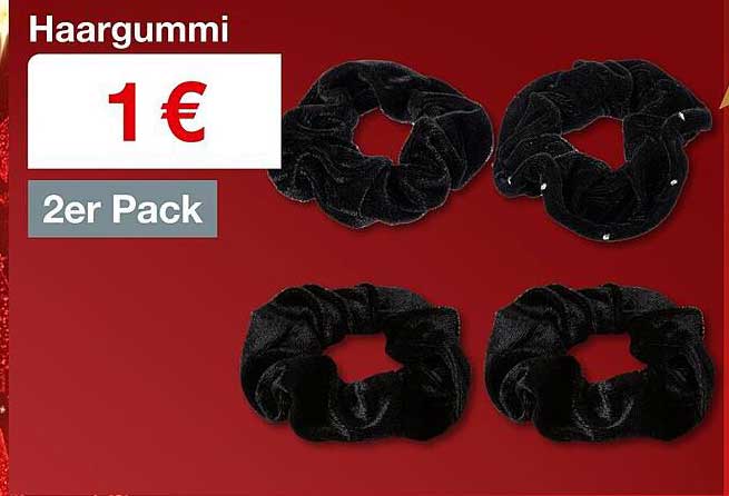 Haar gummi 2er Pack