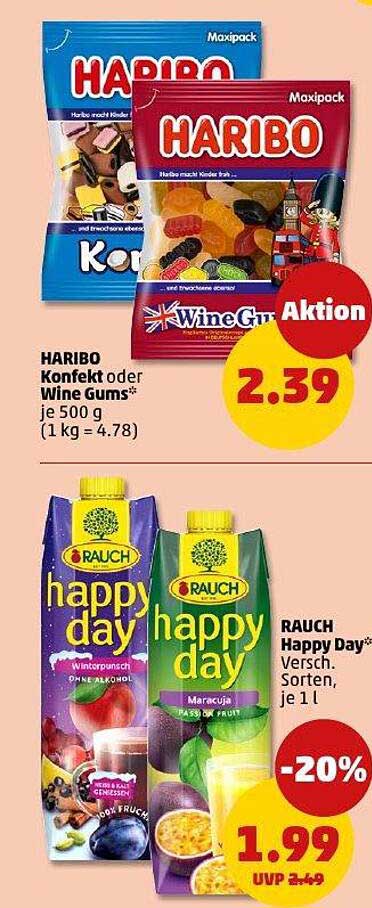HARIBO Konfekt oder Wine Gums* je 500 g