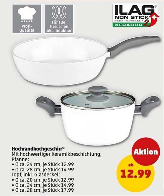 Hochrandkochgeschirr mit hochwertiger Keramikbeschichtung