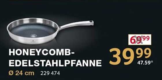 HONEYCOMB-EDELSTAHLPFANNE Ø 24 cm