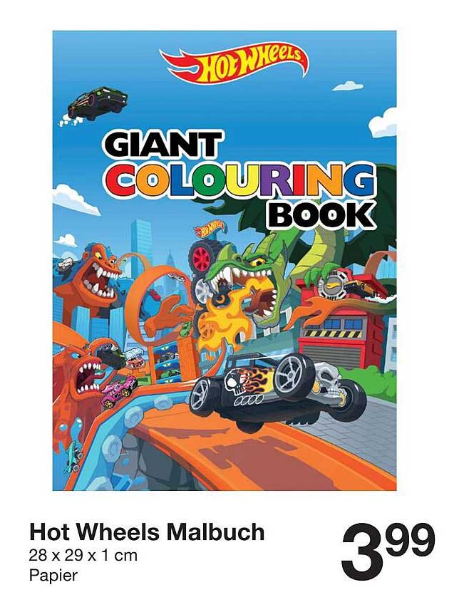 Hot Wheels Malbuch