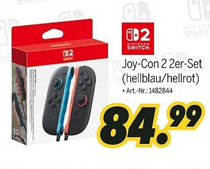 Joy-Con 2er-Set (hellblau/hellrot)