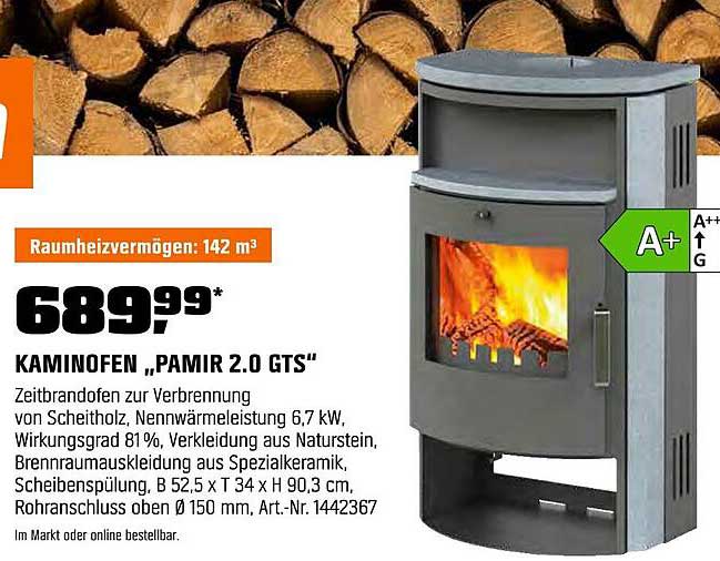 Kaminofen „PAMIR 2.0 GTS“