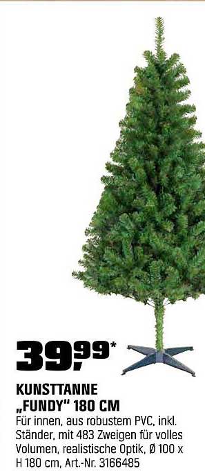 Kunsttanne „Fundy“ 180 cm