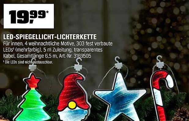 LED-Spiegellicht-Lichterkette