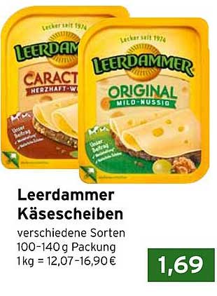 Leerdammer Käse- scheiben verschiedene Sorten 100-140 g