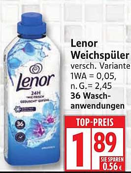 Lenor Weichspüler – Frisch und bequem